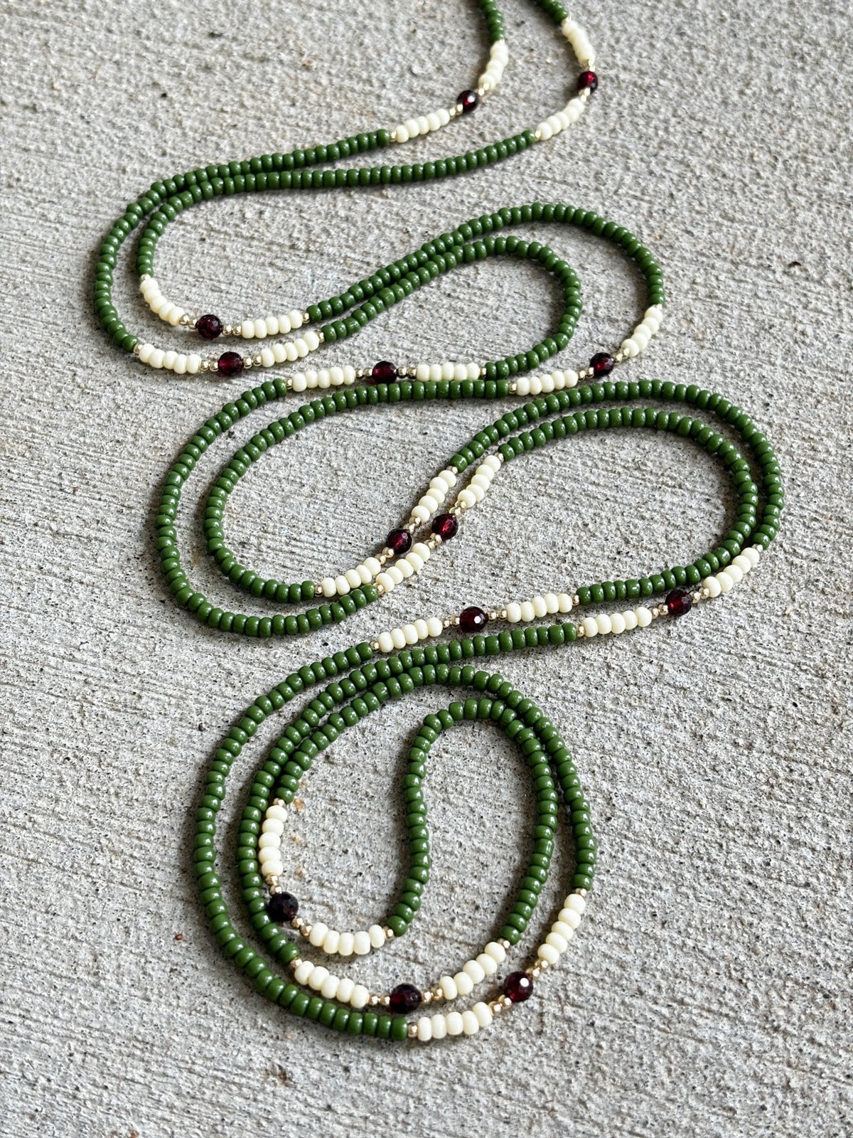 Featured waist bead strand, Raine Waistbeads