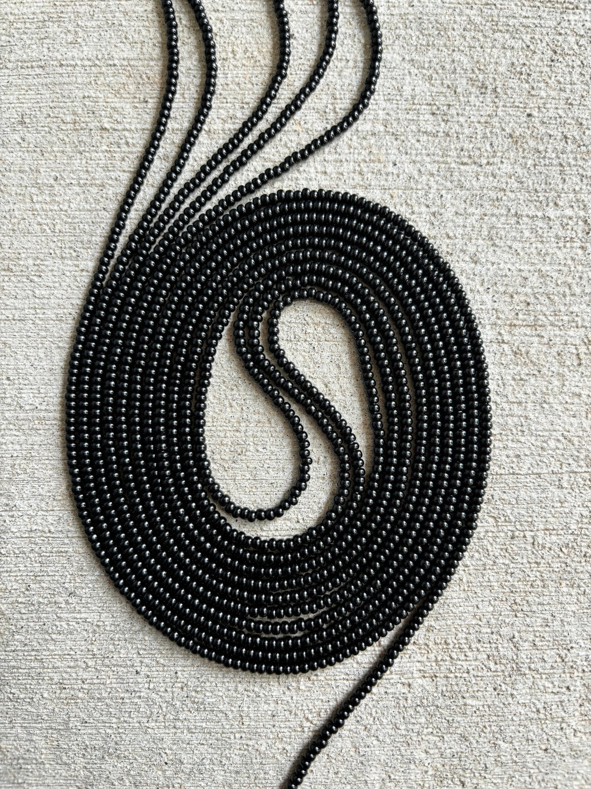 Black Edit waist beads, Raine Waistbeads