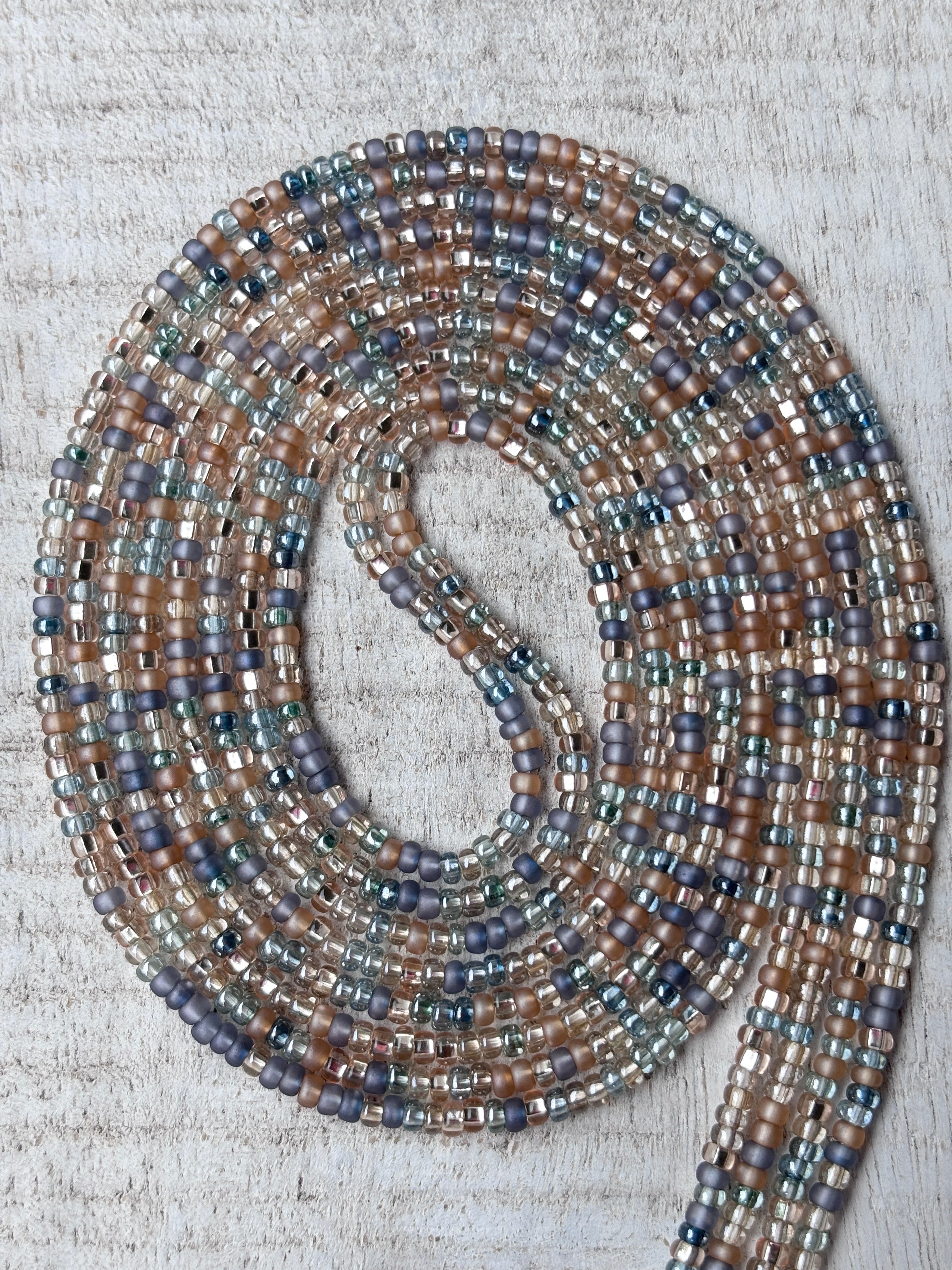 Beach Glass Waistbead