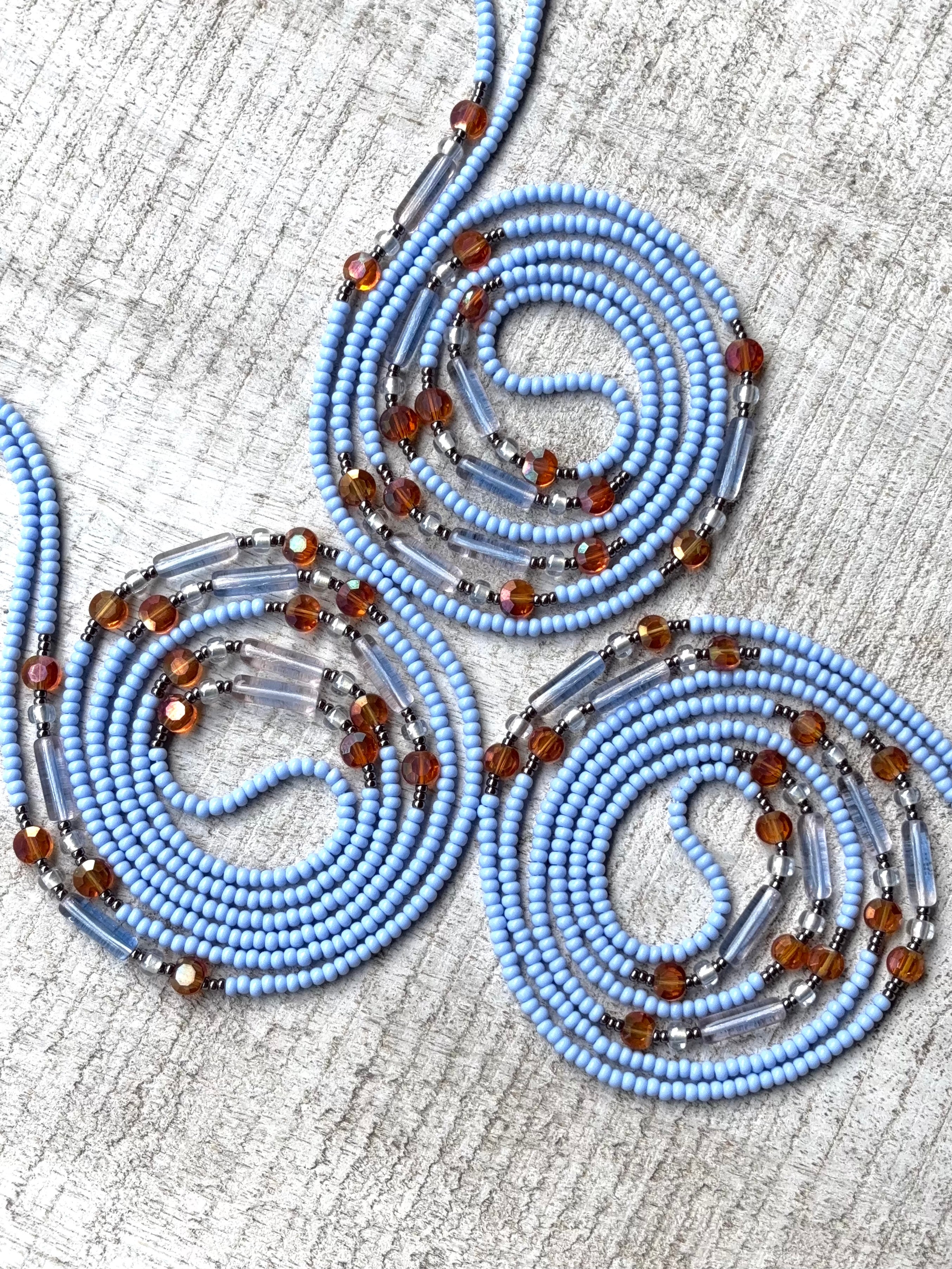 Summer Blues Waistbead