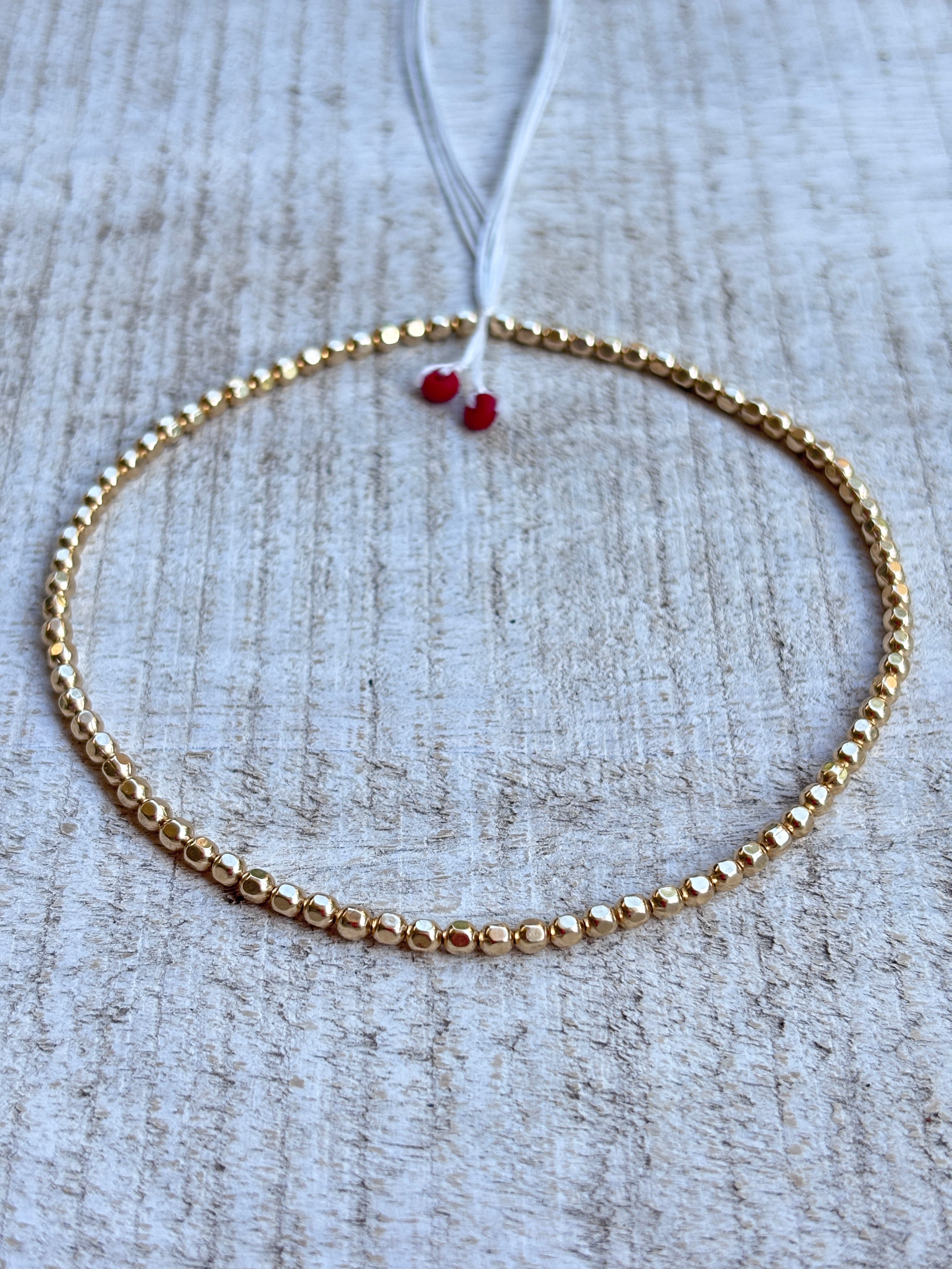 All Knowing Anklet- 14K Gold