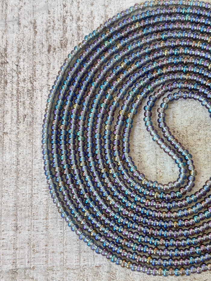 Alien Waistbead, handcrafted African tie-on waist beads by Raine Waistbeads