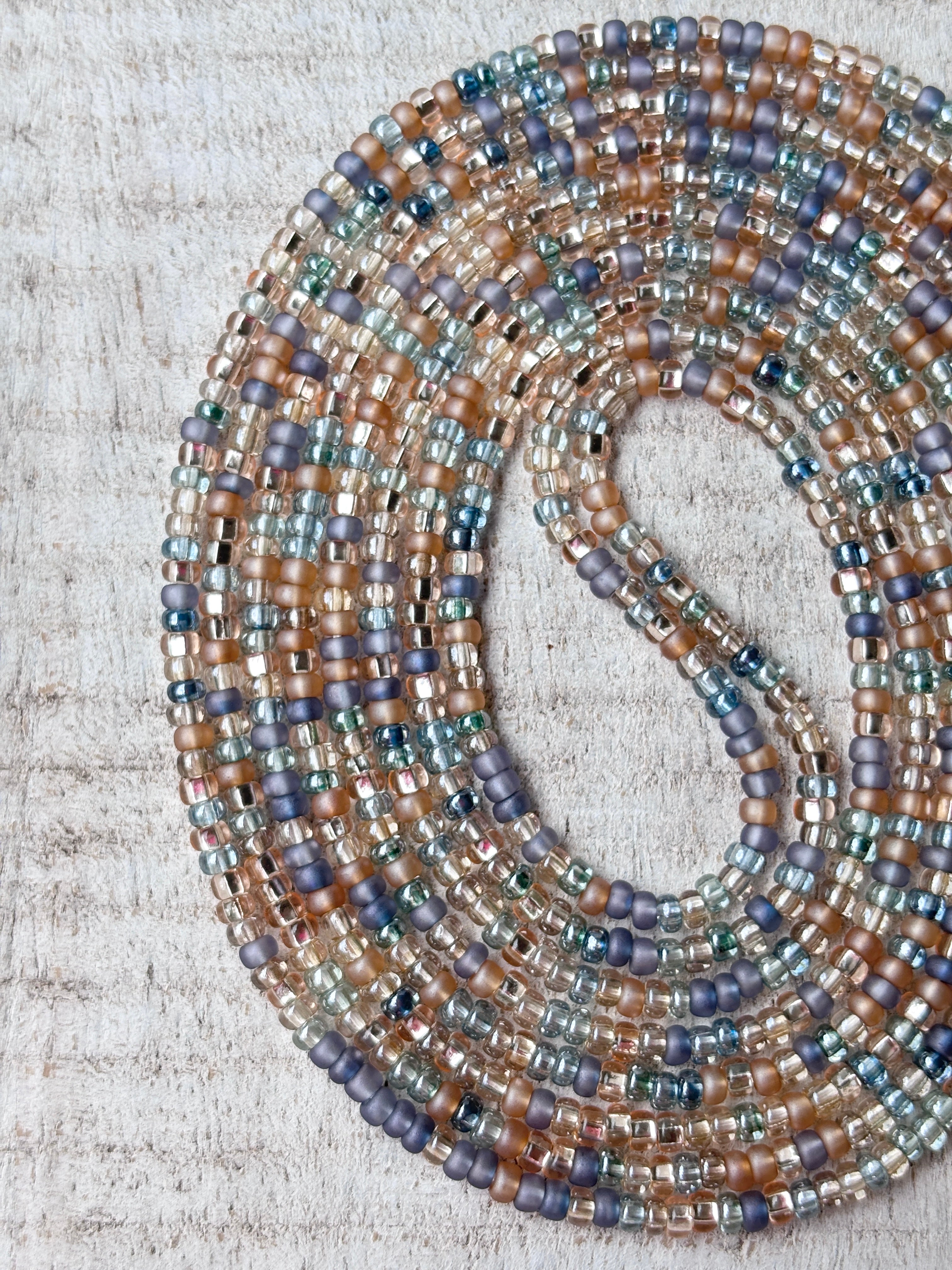 Beach Glass Waistbead