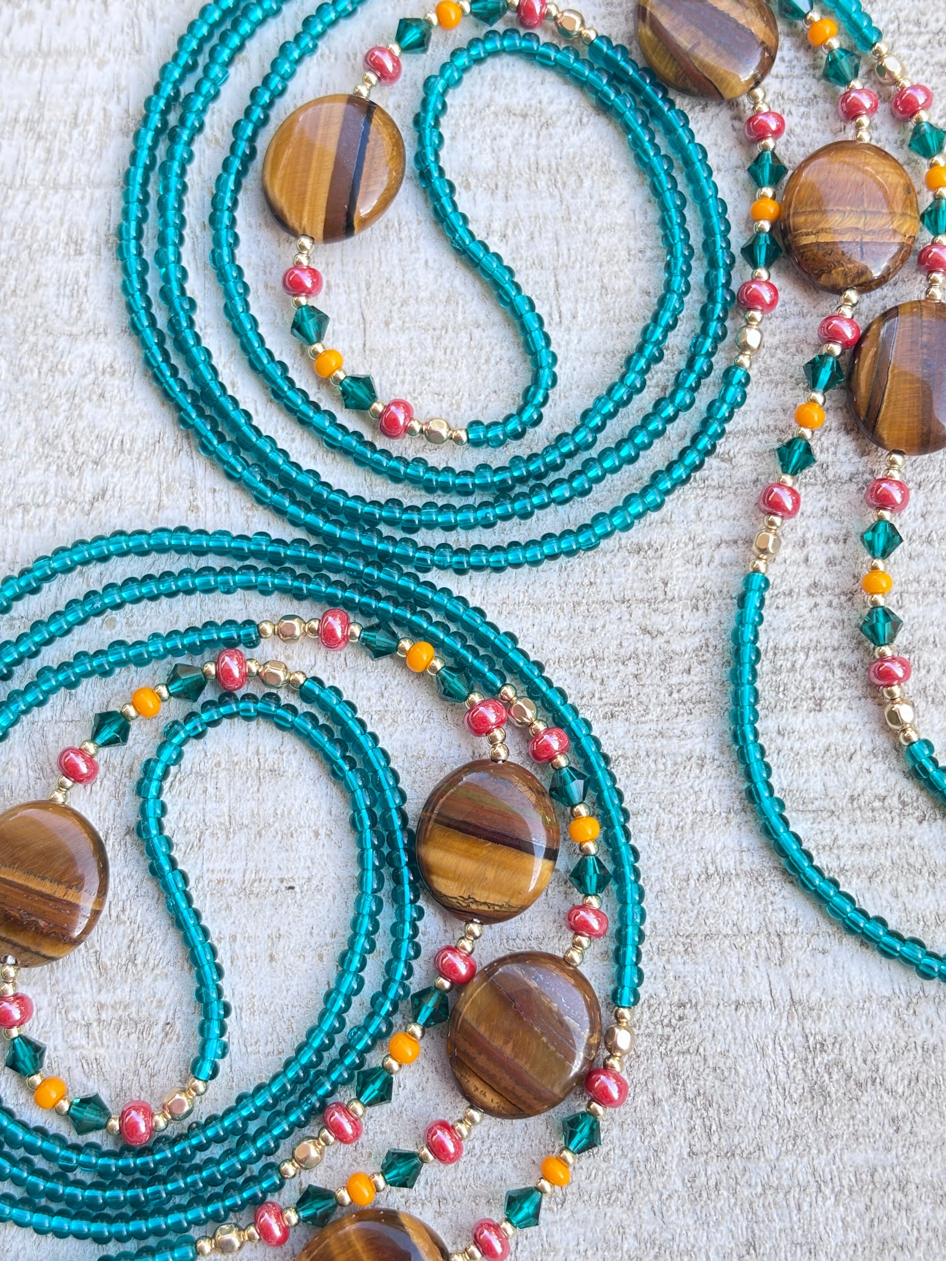 Caribbean Waters Waistbead