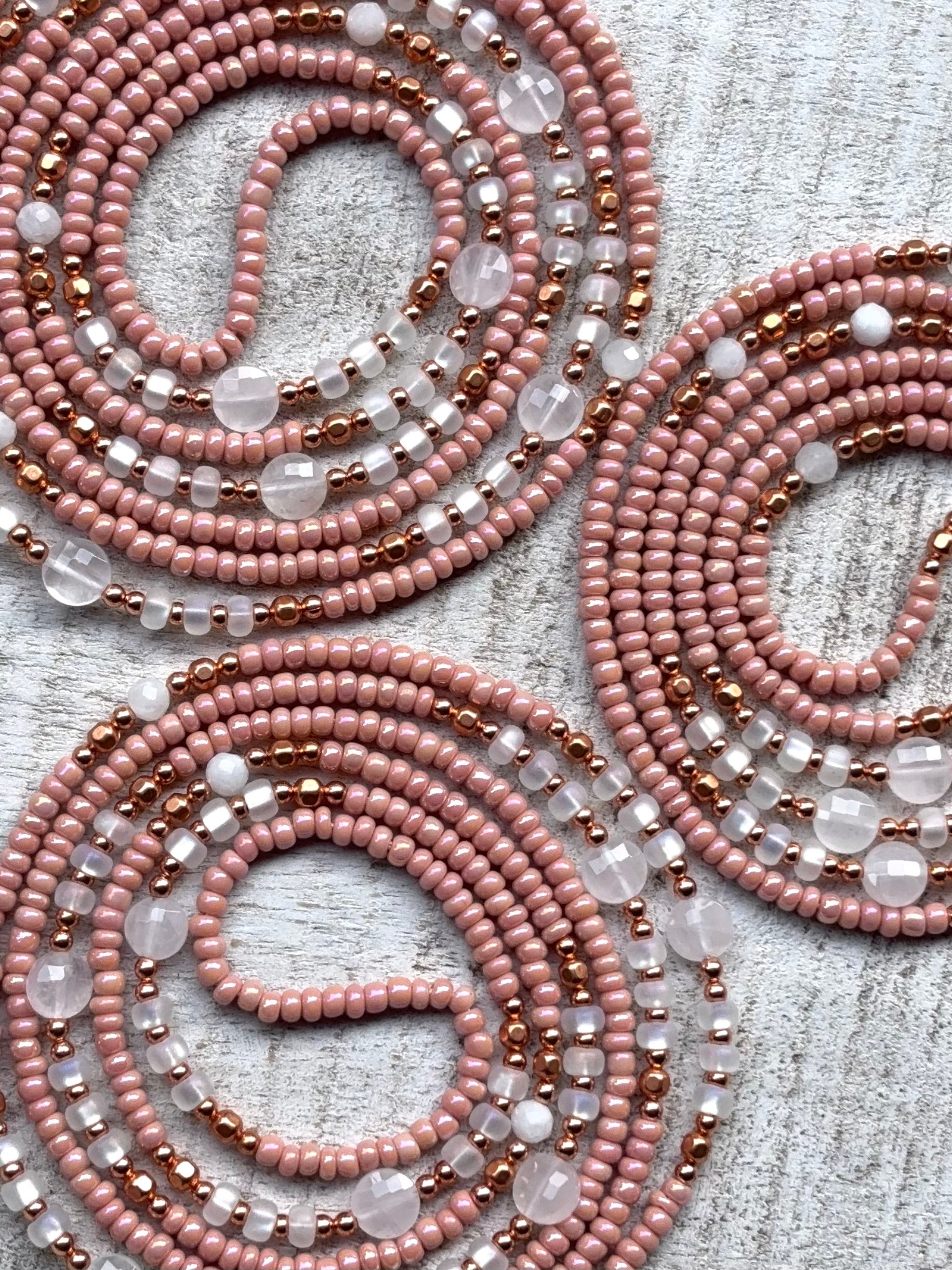 Blushing Over Pink Waistbead