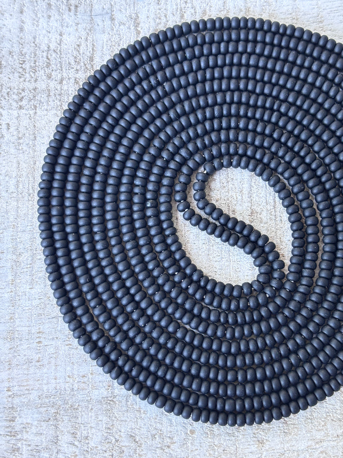 Ash Waistbead, handcrafted African tie-on waist beads by Raine Waistbeads