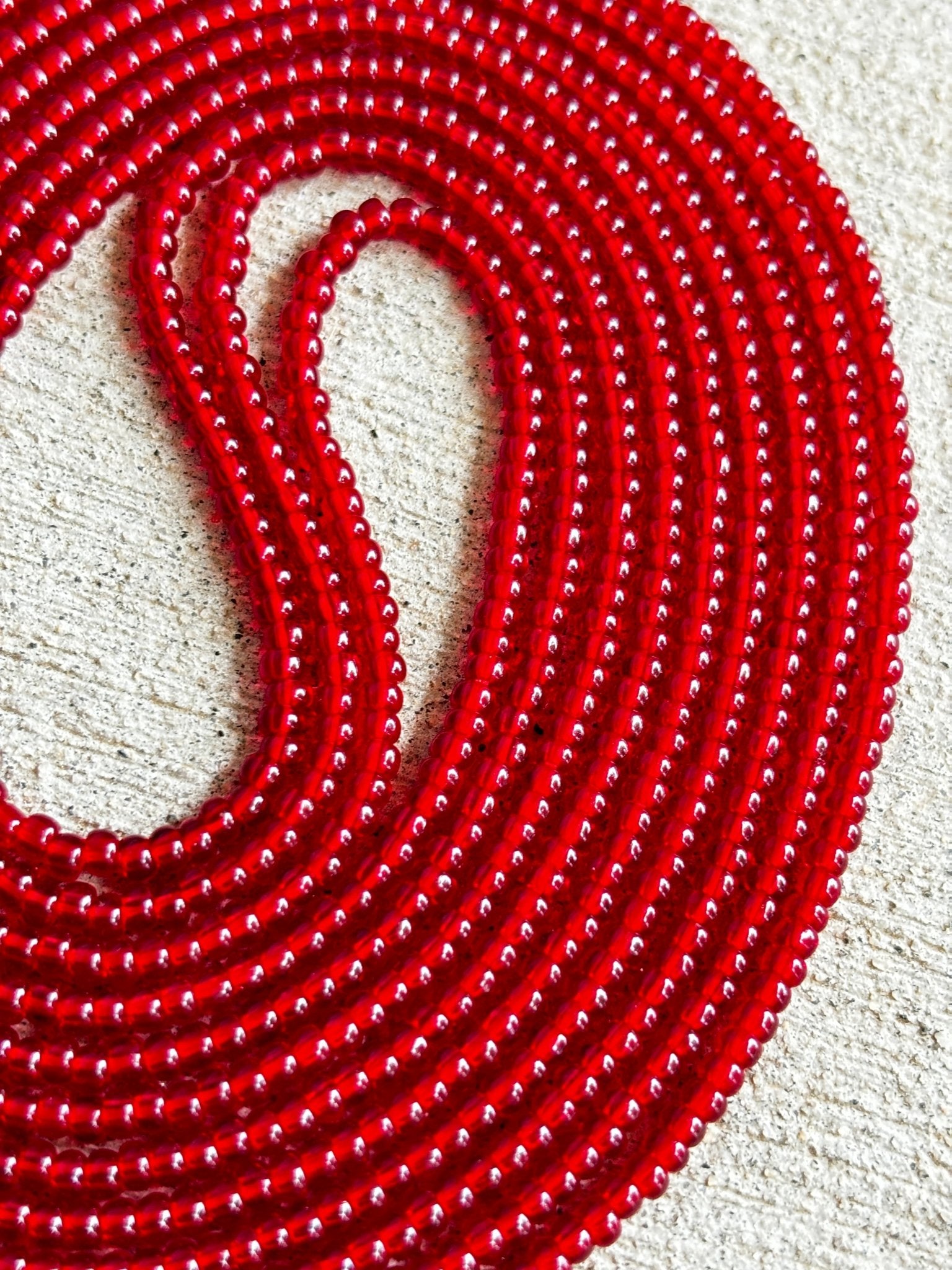 red waistbeads